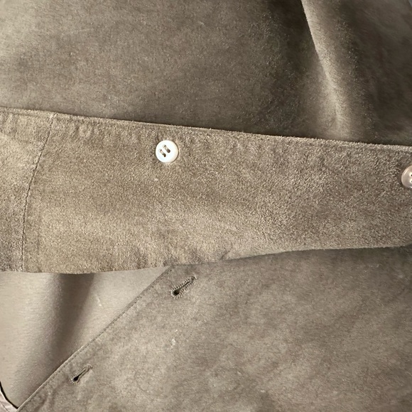 Vintage Georgetown Leather Design Suede Shirt/Jacket - Size M - Picture 8 of 13